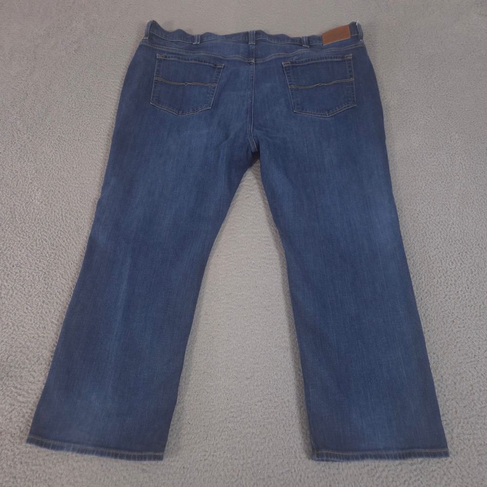 Lucky Brand Jeans Mens 48x28 Blue 181 Relaxed Straight Leg Stretch Denim Pants - Picture 13 of 15
